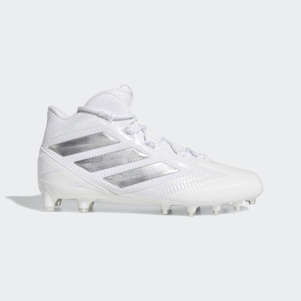 Adidas Freak Carbon Mid Hrvatska - Muške Kopačke - Bijele/Srebrne Metalne/Sive (ZEKGRD298)